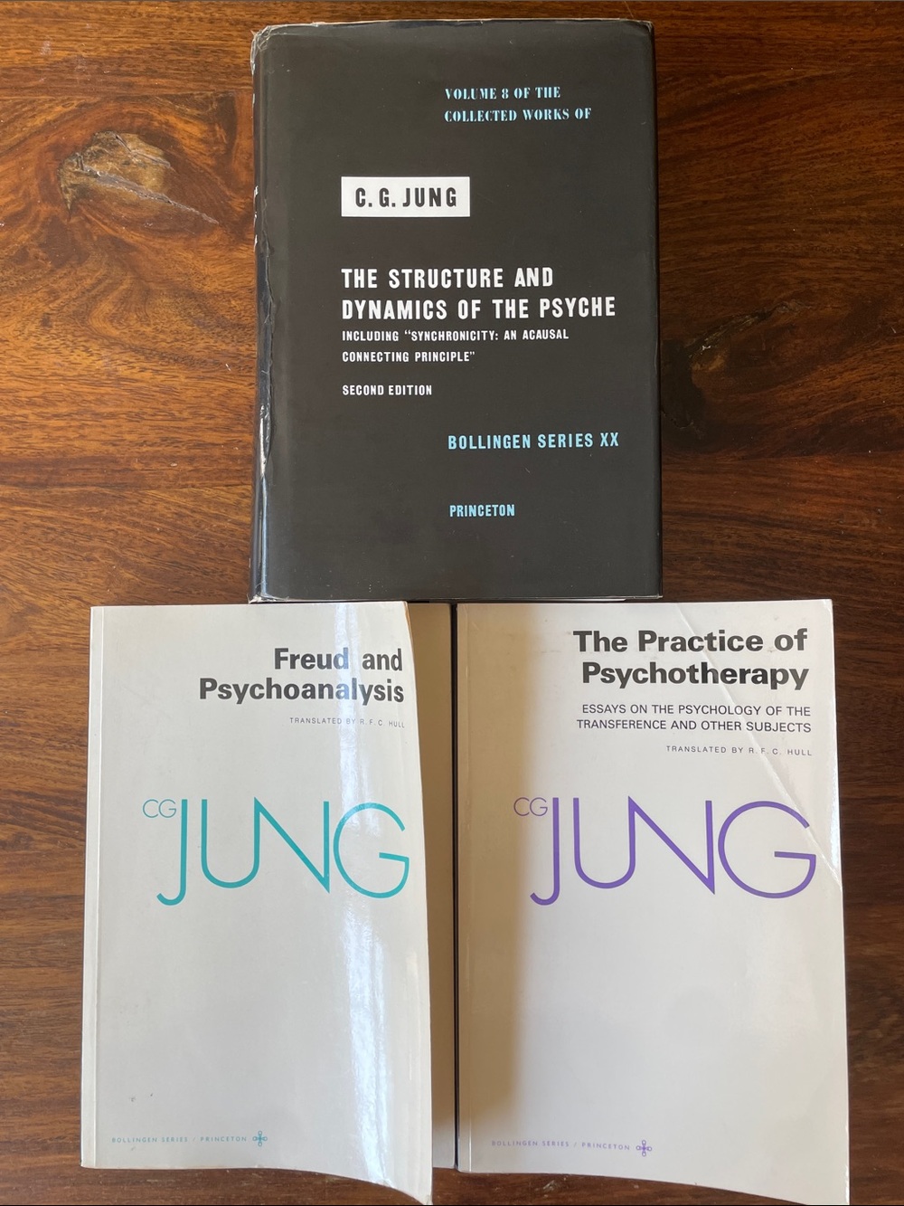 3 Carl Jung Vintage Bollinger Series Princeton University Book Set 80s